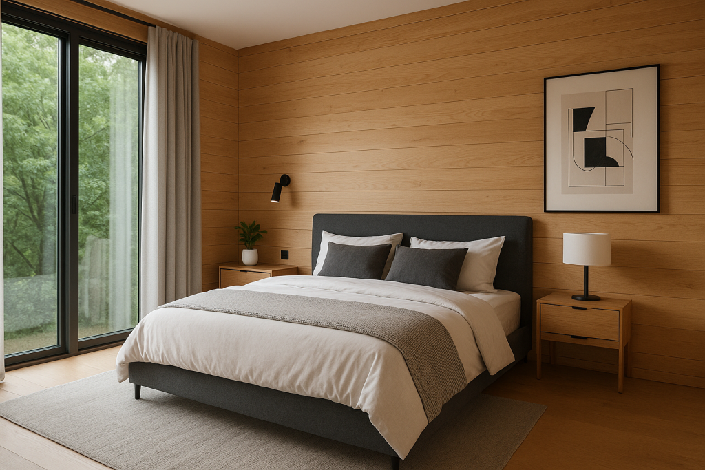 decoración casa de madera interior
