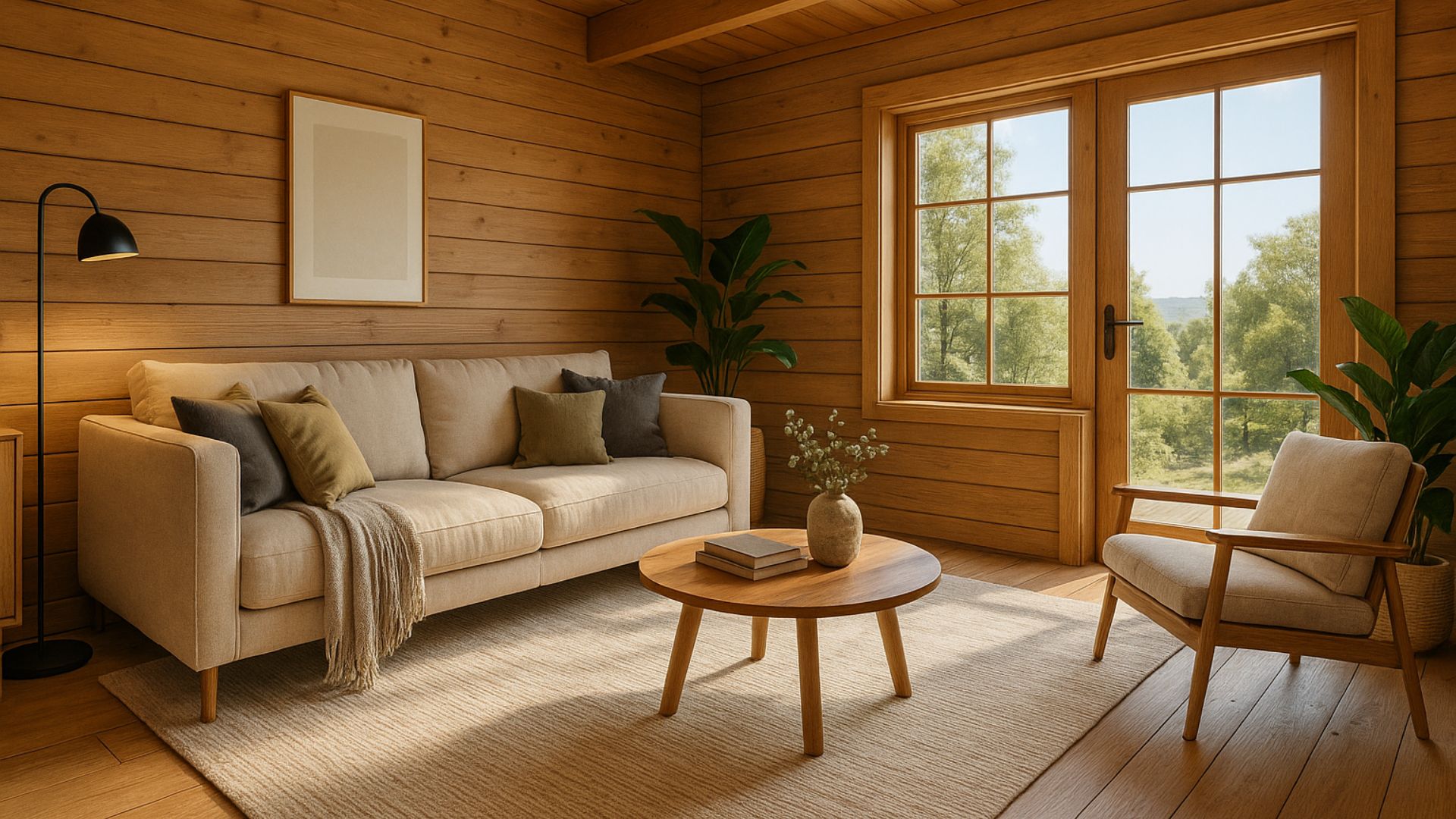 Cómo decorar una casa de madera