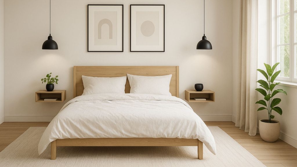Scandinavian style interior decoration
