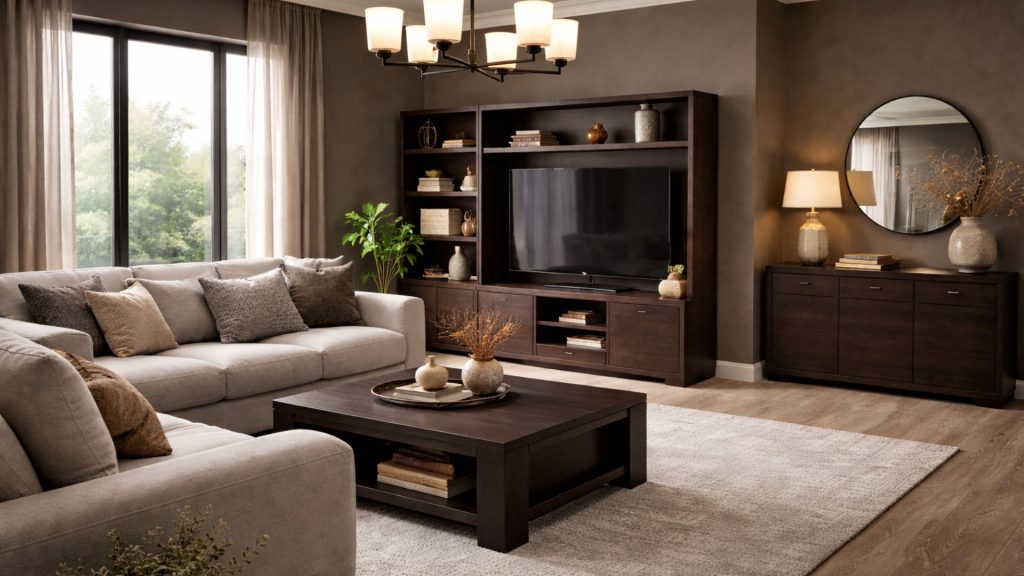 Colores de pared que combinan con muebles wengué