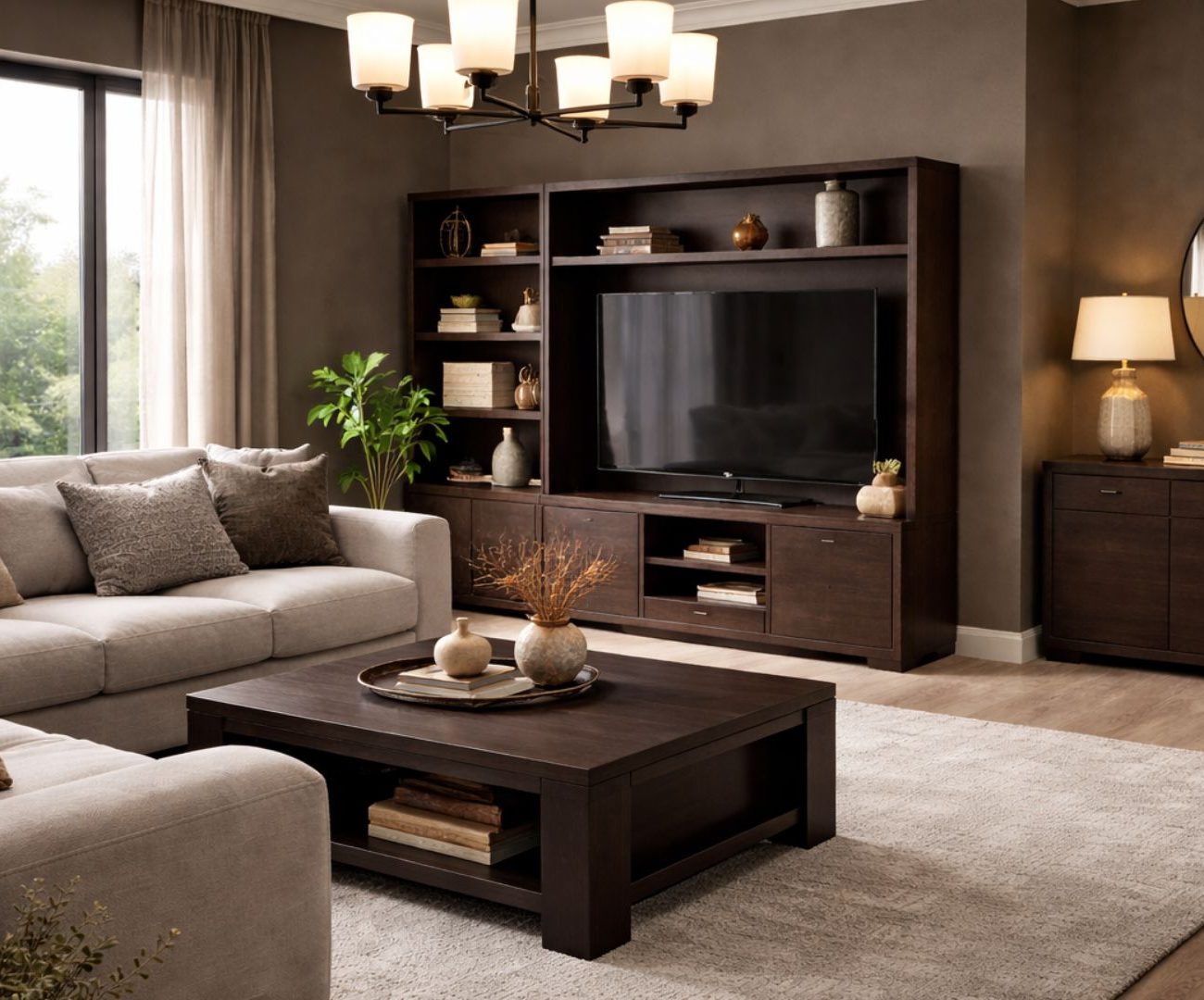 Colores de pared que combinan con muebles wengué