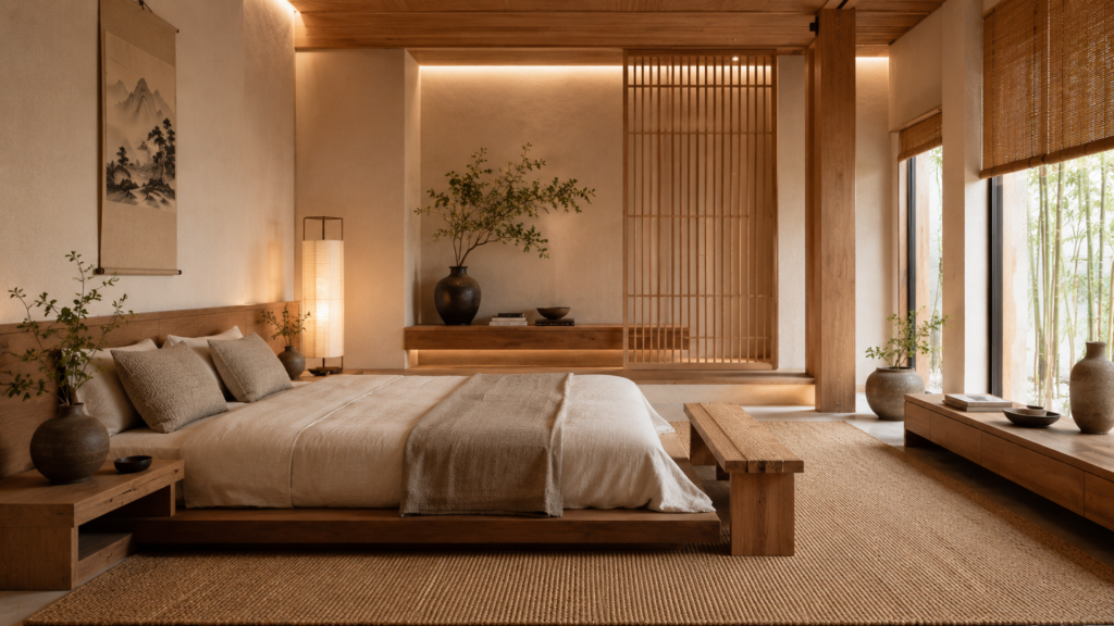 habitacion estilo oriental