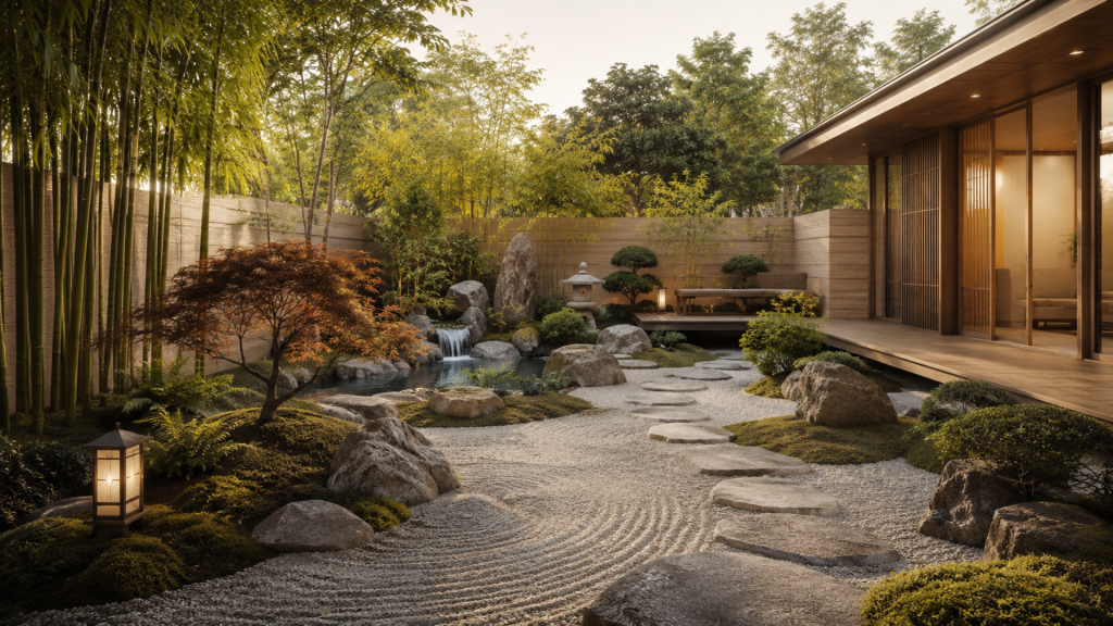 jardin estilo oriental