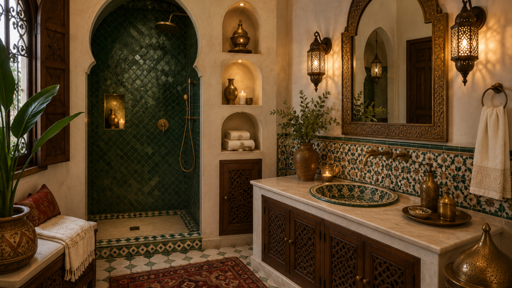 Baño estilo marroqui